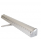 Brushed Silver Roll-Up Stand