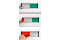 Meeting Room Door Sign with Slider