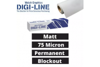 DIGI-LINE Matt White Blockout Polymeric Vinyl