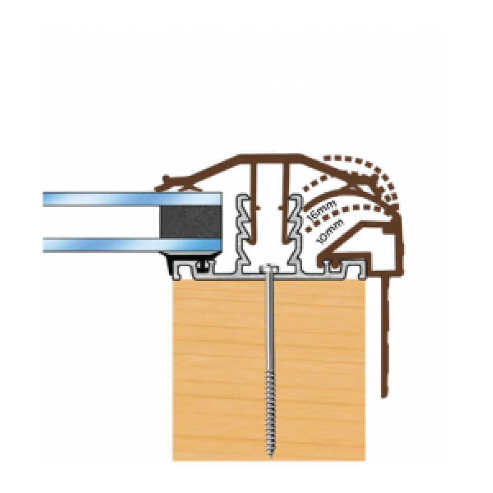 Capex Snap Down Profile with Gasket 10-25mm