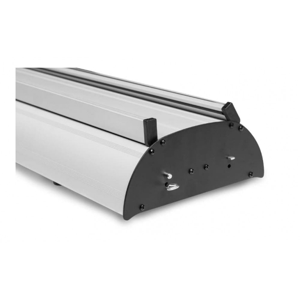 Twin Double Sided Roll-Up Stand