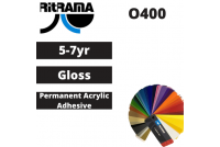Ritrama O400 series 5-7yr Polymeric Gloss Sign Vinyl