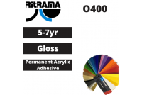 Ritrama O400 Series 5-7yr Polymeric Gloss Sign Vinyl