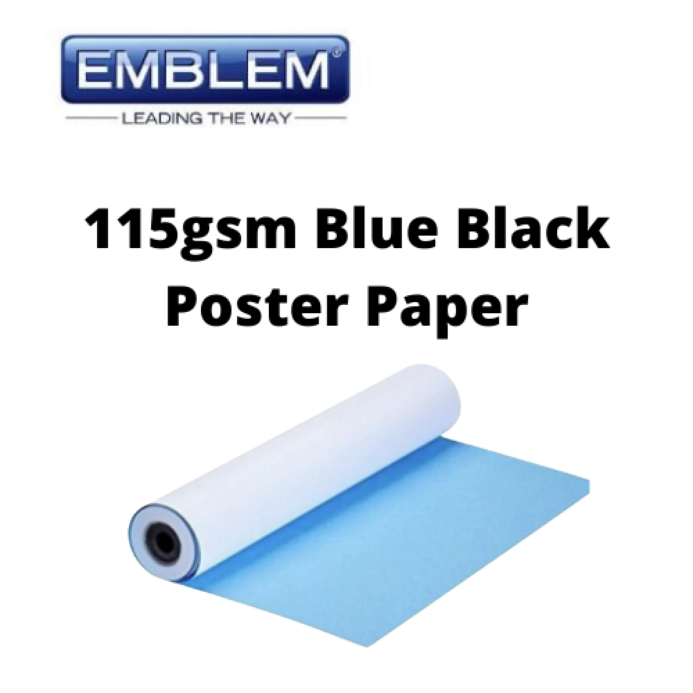 Blue Back Poster Paper 115gm