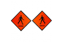 Pedestrians Cross Sign