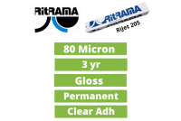 Ritrama Ri-Jet M80 Clear 3yr 80mic Monomeric Gloss Vinyl (03642) (Ri-Jet 205)