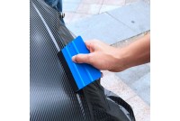 Blue Felt Edge Squeegee