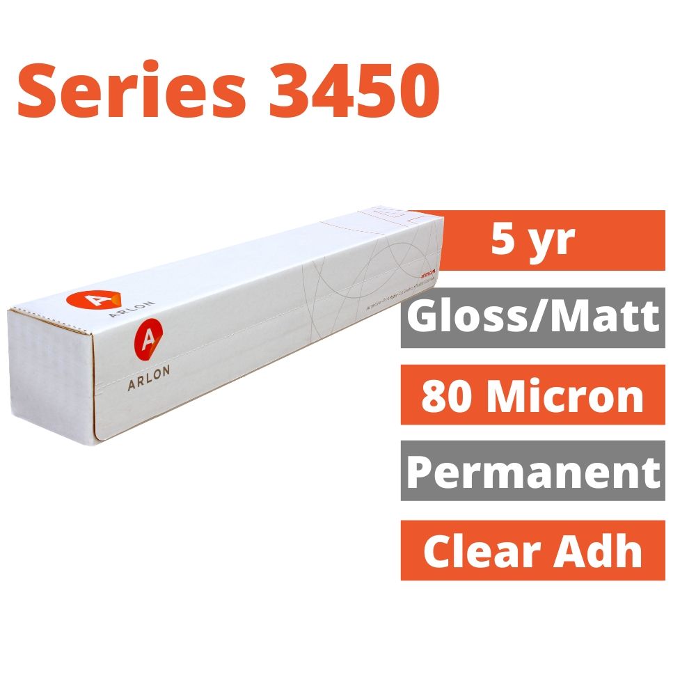 Arlon 3450 Series Premium Polymeric Gloss and Matt Laminate 