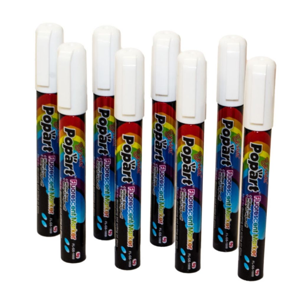 Chalkboard Markers White 8 Pack