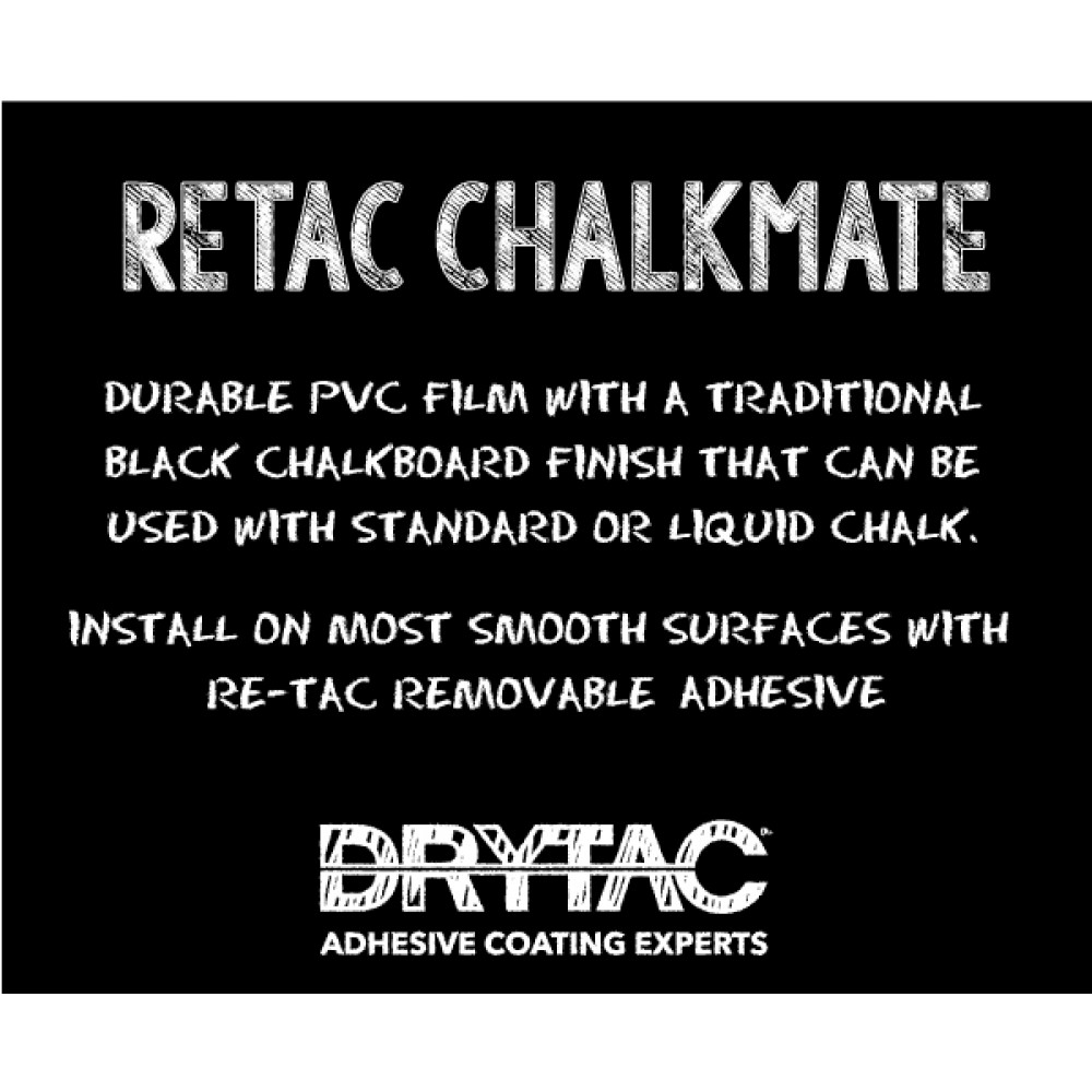 Drytac ReTac ChalkMate Removable 