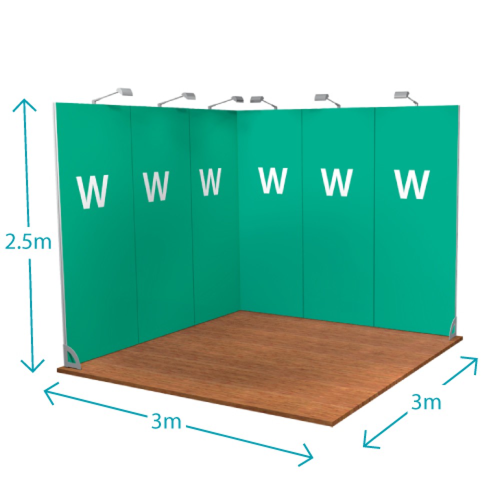 Linear Modular Stand - 9m sq Linear Modular Stand - 9m sq