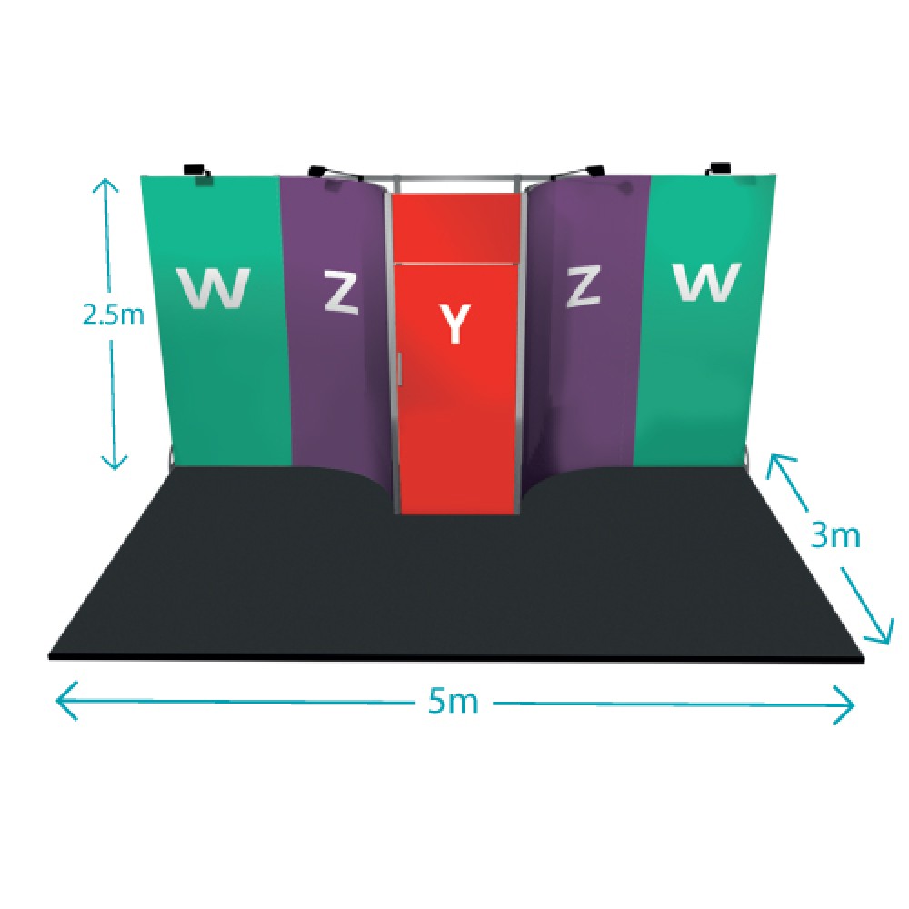 Linear Modular Stand - 15m sq