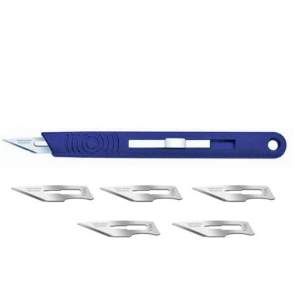 Swann Morton Retractaway Set with 5 x 10A Blades