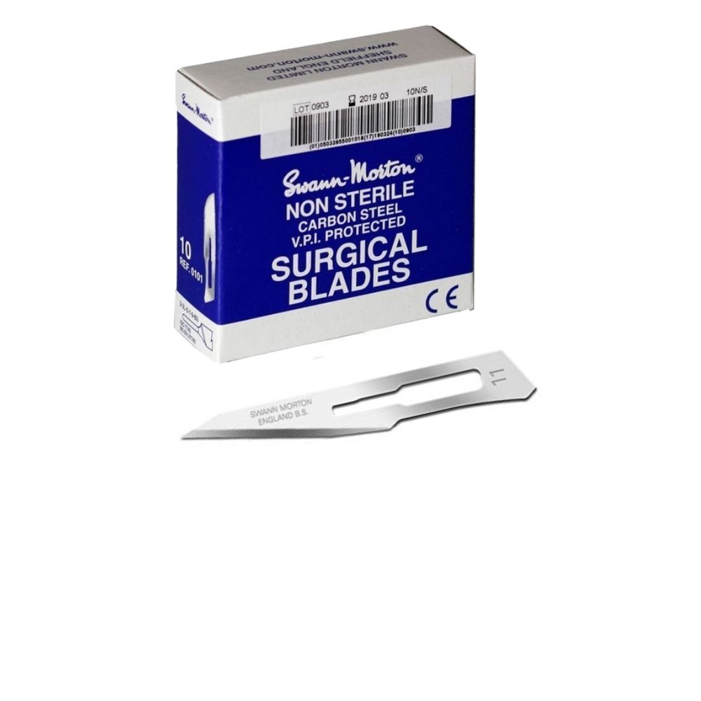 Swann Morton No.11 Sterile Scalpel Blades - Pack of 100