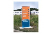 SIGNET TOTEM - Flat Pylon Outdoor Sign - TM218