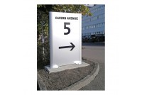 SIGNET TOTEM - Flat Outdoor Pylon Sign - TM225