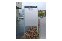 SIGNET TOTEM - Flat Freestanding Outdoor Sign - TM226