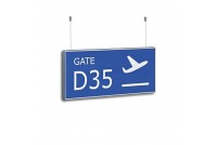 SIGNET FLEXI - Double-Sided Ceiling Suspended Sign - FX455