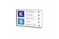SIGNET FLEXI - Flat Directory Sign with Replaceable Insert - FX456