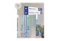 SIGNET FLEXI - Double-Sided Ceiling Suspended Sign - FX485