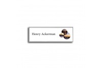 SIGNET - Slim Flat Nameplate with Replaceable Paper Insert - SL850