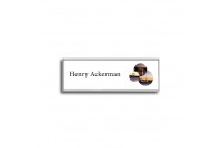 SIGNET - Slim Flat Nameplate with Replaceable Paper Insert - SL840